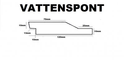 20X120 VATTENSPONT OBH